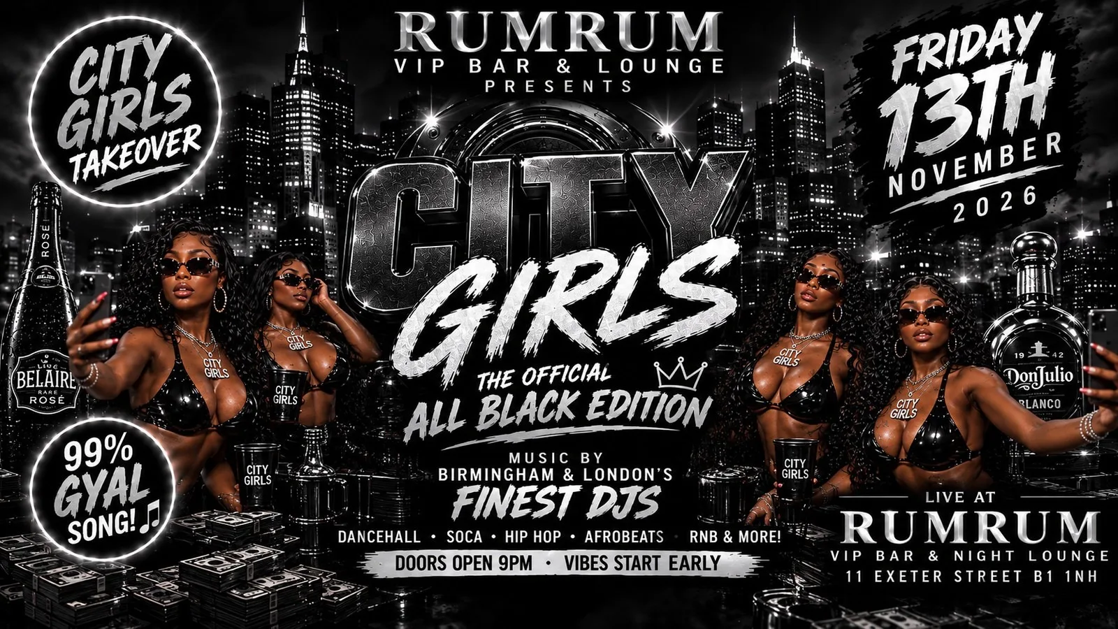 🖤🔥 CITY GIRLS TAKEOVER: THE OFFICIAL ALL BLACK EDITION 🔥🖤