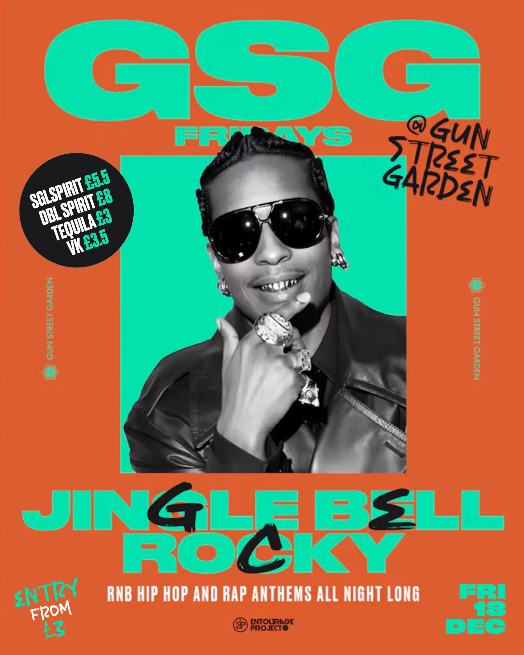 GSG FRIDAYS: JINGLE BELL ROCKY🔔🎄 at Gun Street Garden