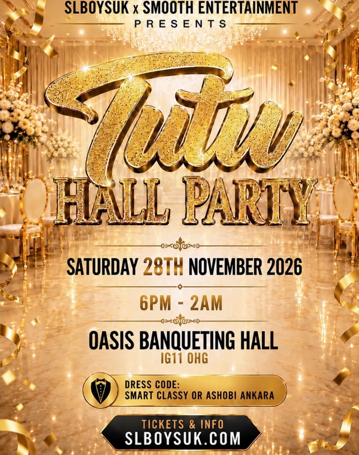 TUTU HALL PARTY