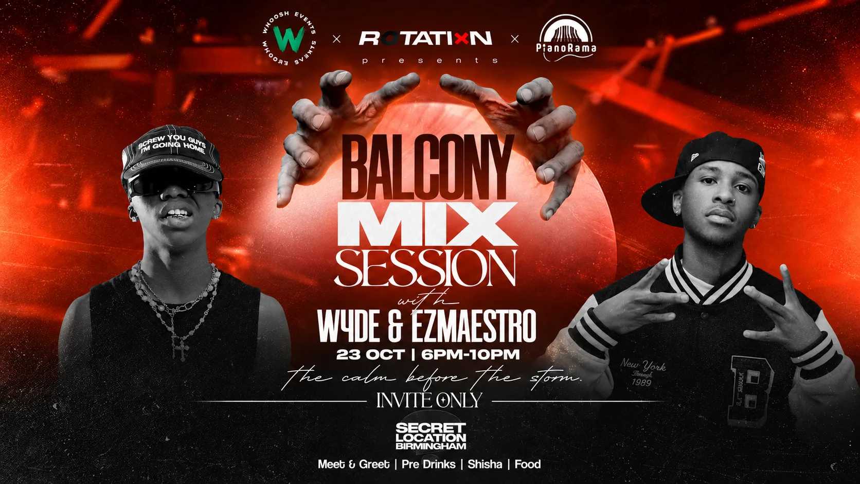 W4DE & Ezmaestro Meet & Greet *Day time* at SECRET LOCATION