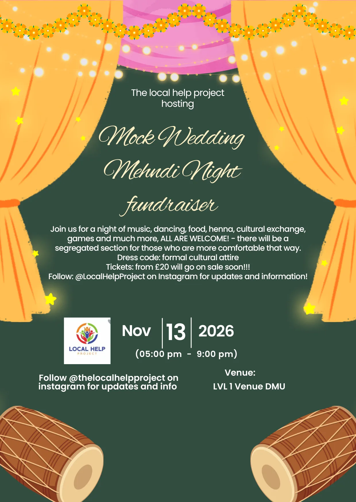DMU DHOLKI - Mock wedding fundraiser