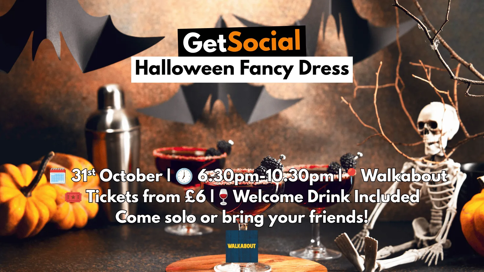 GetSocial Drinks | Meet New People & Make Friends (20s–40s) 🍹