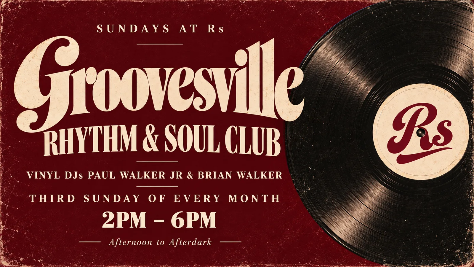 GROOVESVILLE RHYTHM & SOUL CLUB LIVE AT Rs at Rockafellas