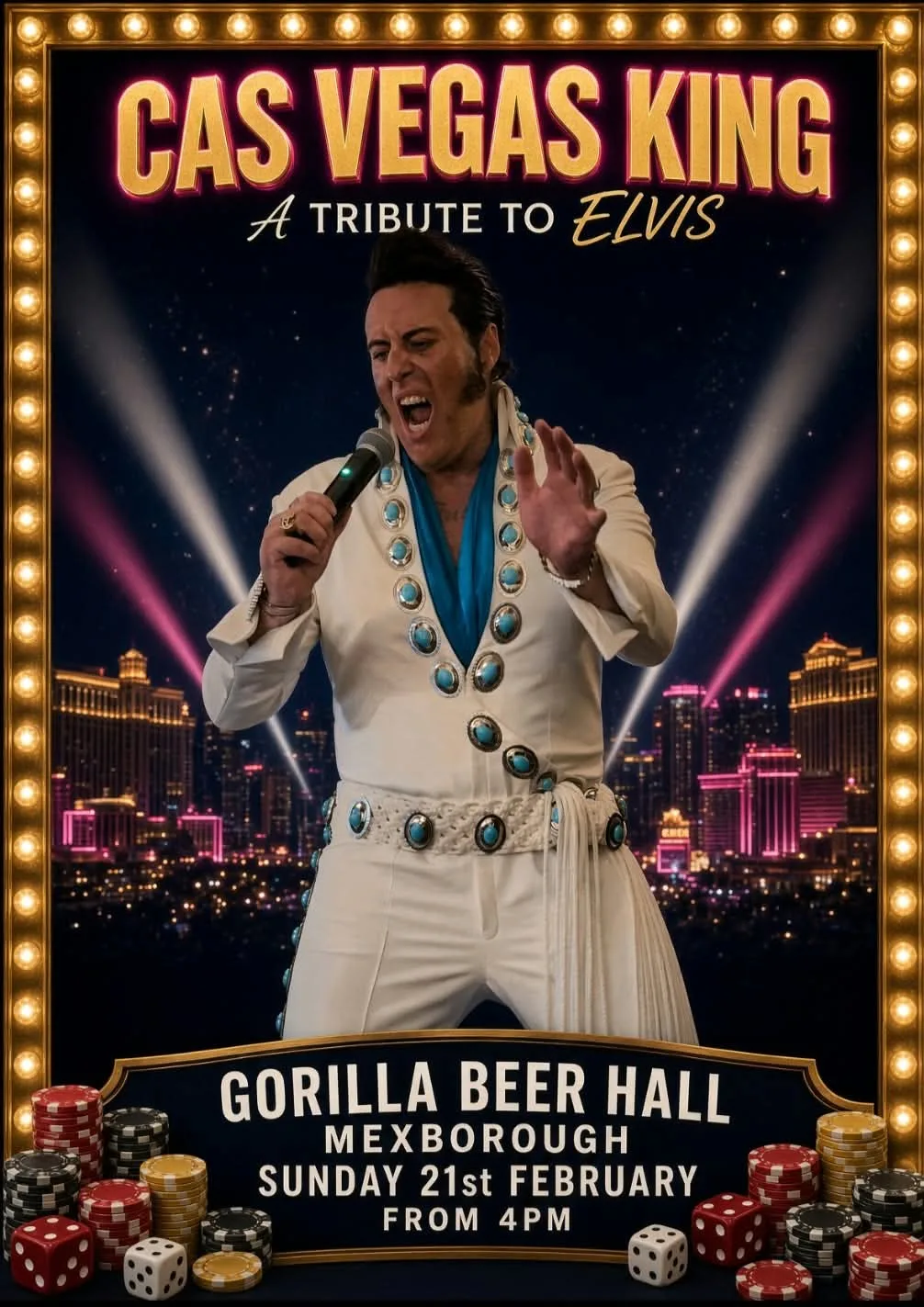 The Cas Vegas King! at Gorilla Beer Hall
