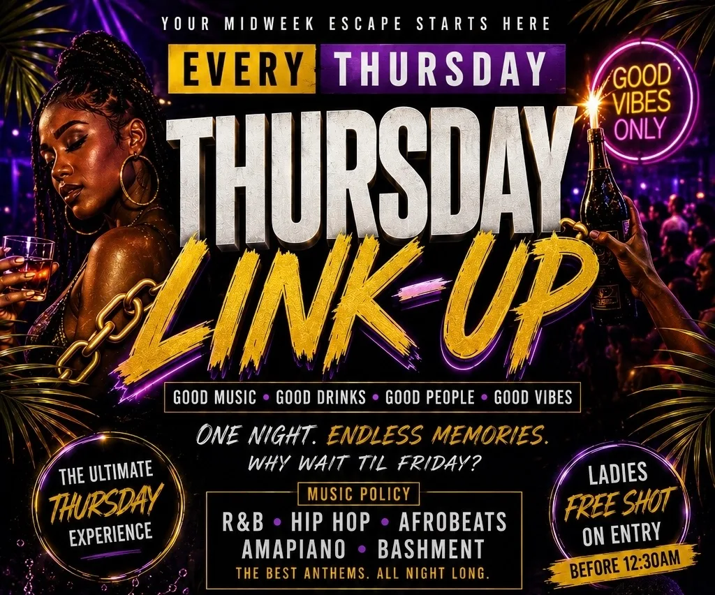 THURSDAY LINK-UP at INTIMATE LOUNGE & BAR