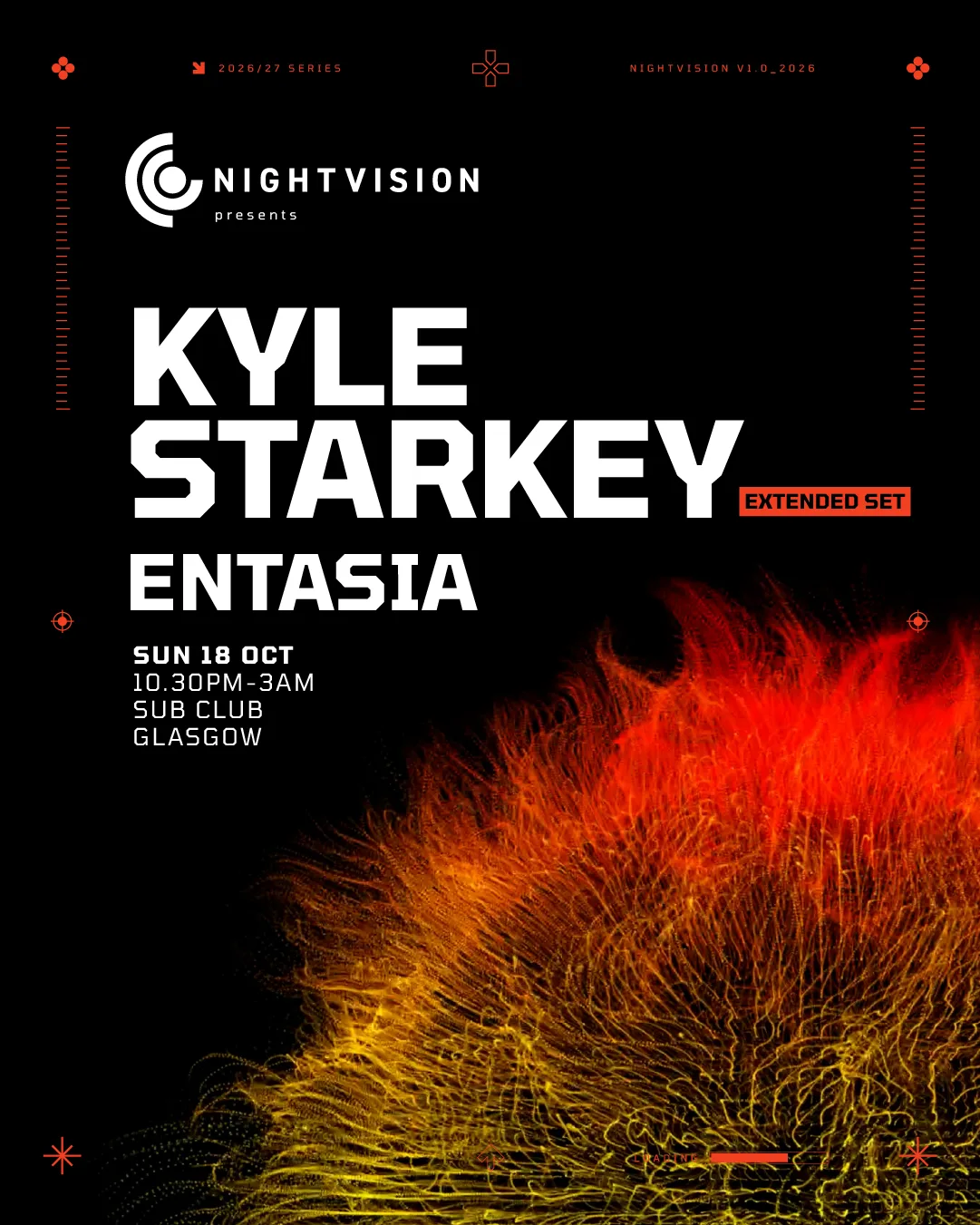 Nightvision presents: Kyle Starkey & Entasia // Sub Club, Glasgow at Sub Club