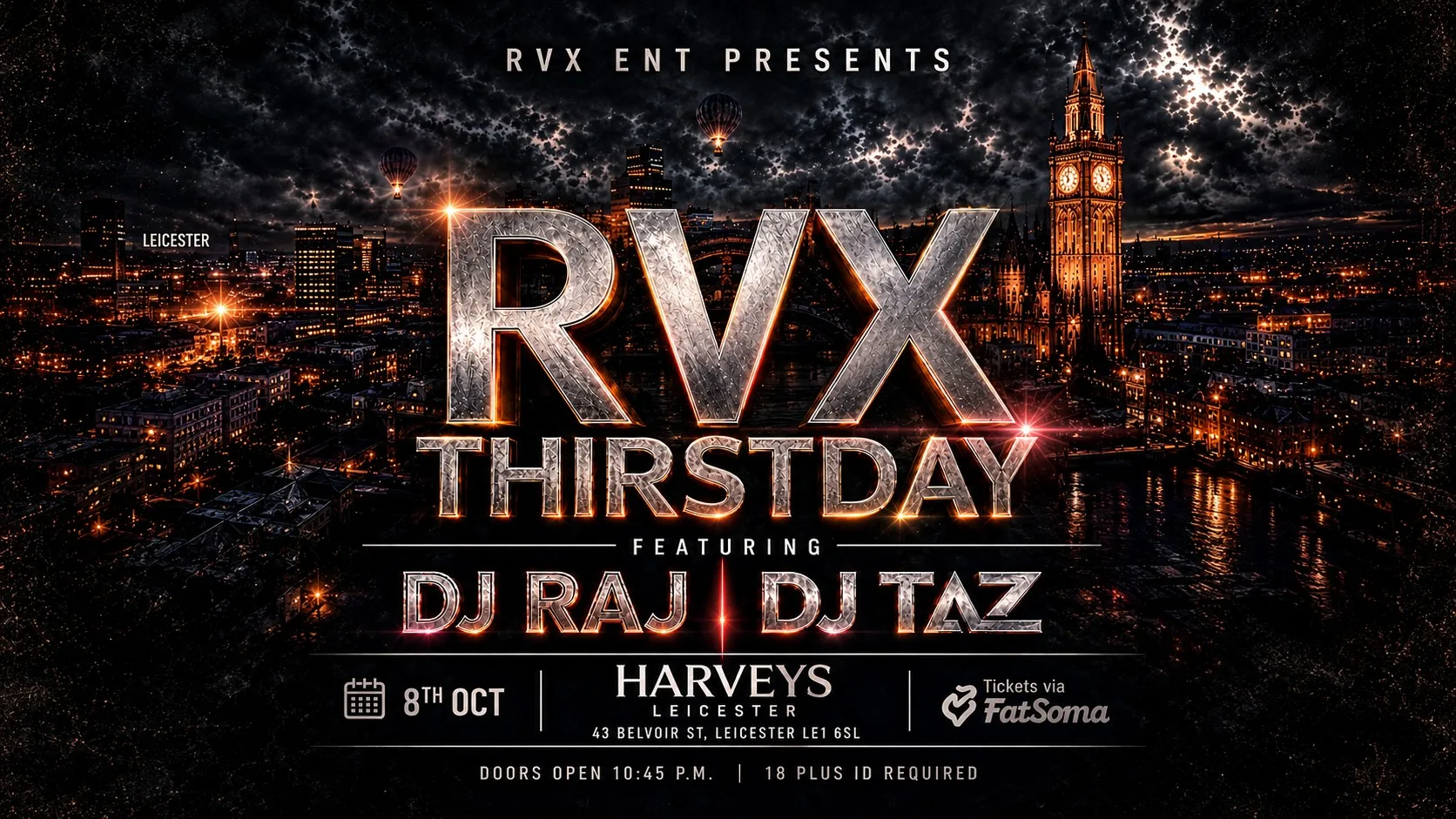 RVX THIRSTDAY 🪩 Bollywood 🍹 at Harvey's