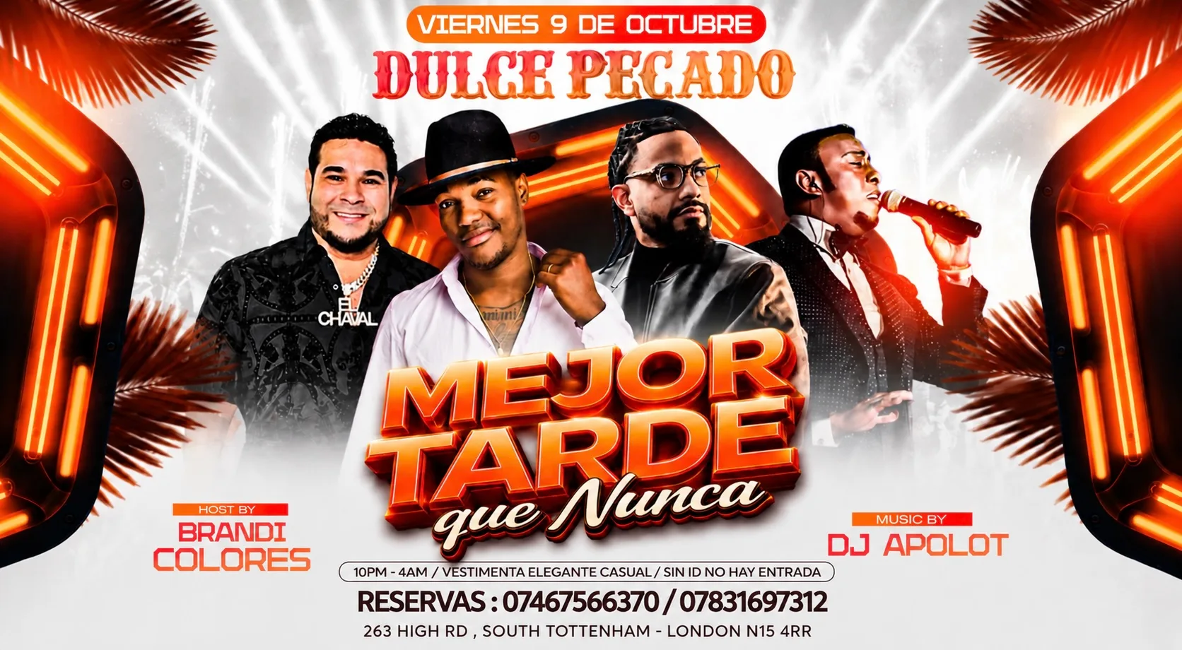 MEJOR TARDE QUE NUNCA  @DULCE PECADO NIGHTCLUB at Dulce Pecado Bar