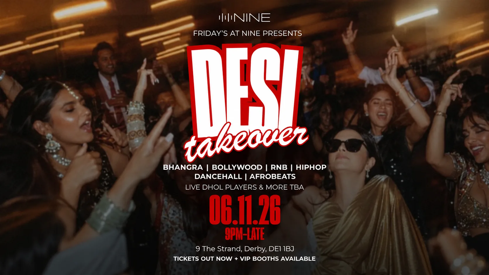 Friday’s at NINE Presents - Desi Takeover 🎆🎇 at NINE Nightclub