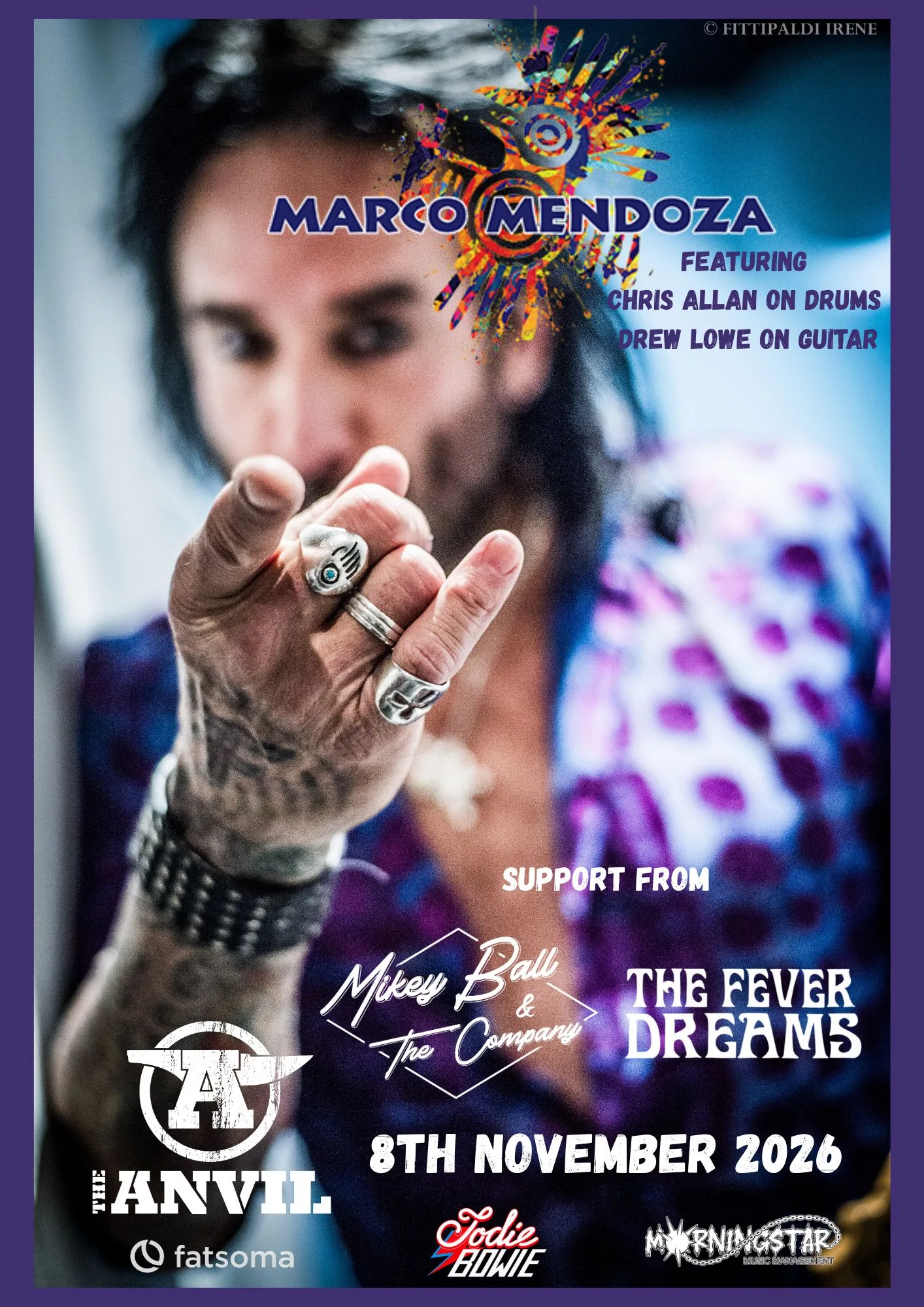 Marco Mendoza // Mikey Ball & The Company // The Fever Dreams at The Anvil