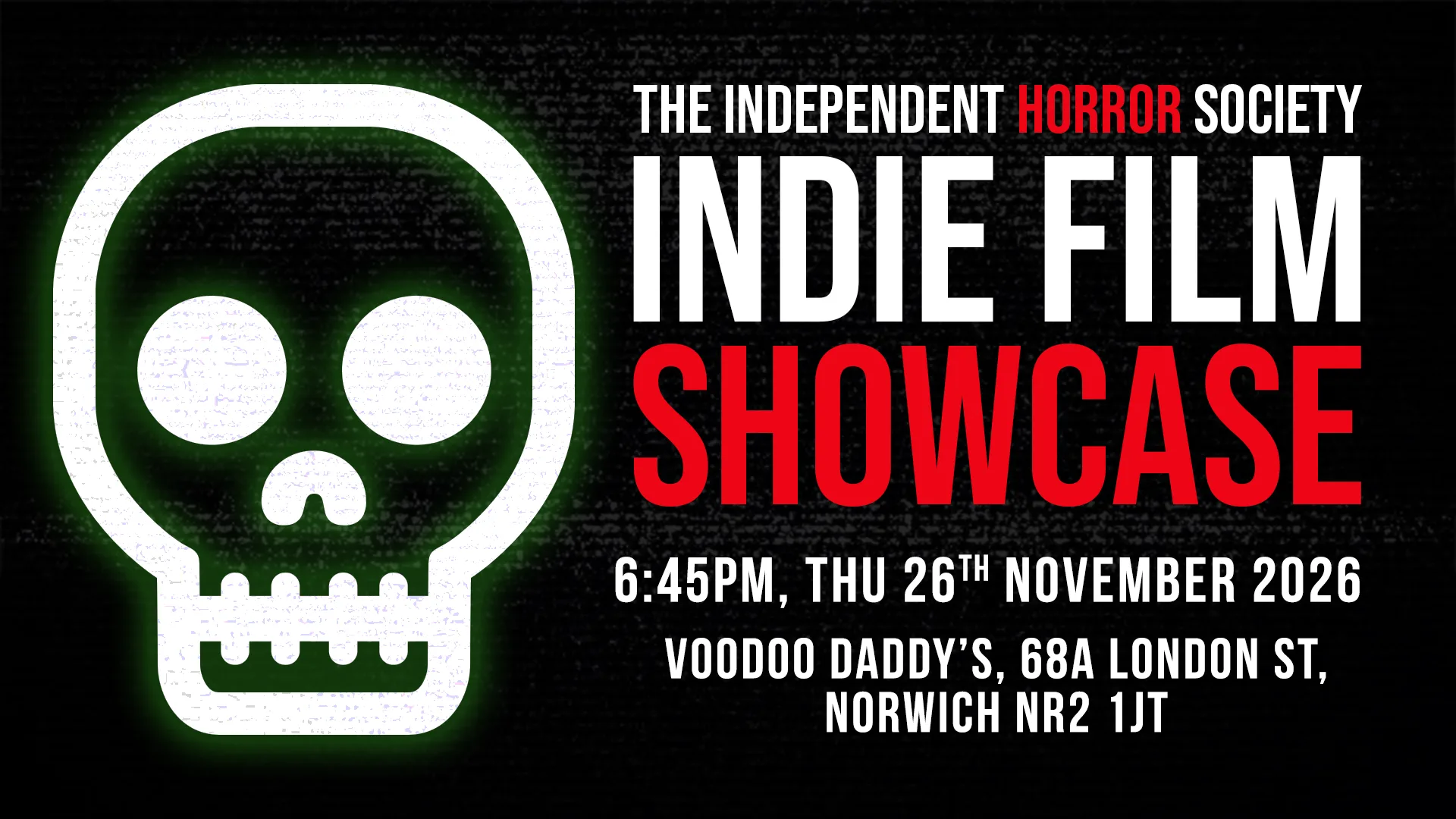IHS Indie Film Showcase: Norwich at Voodoo Daddy's