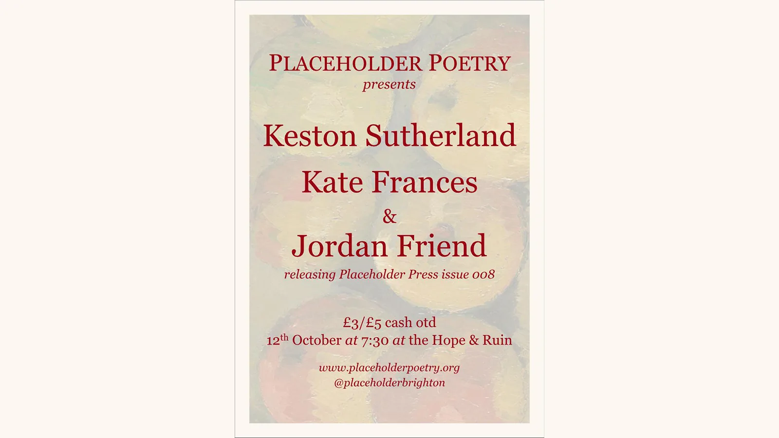 Placeholder - Poetry Night