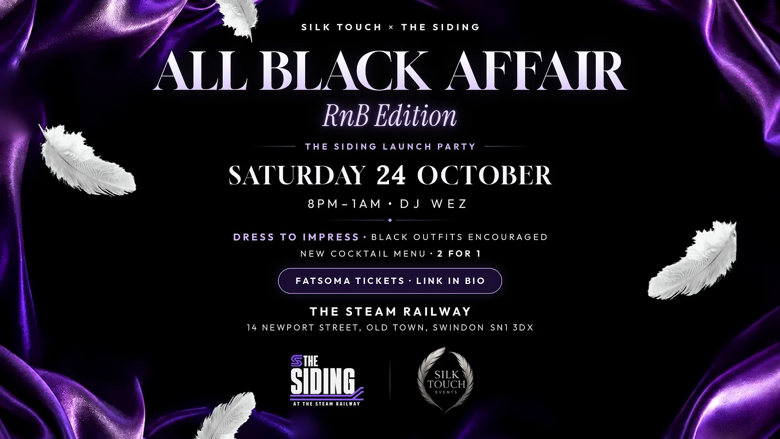 The Siding launch party “All Black Affair”
