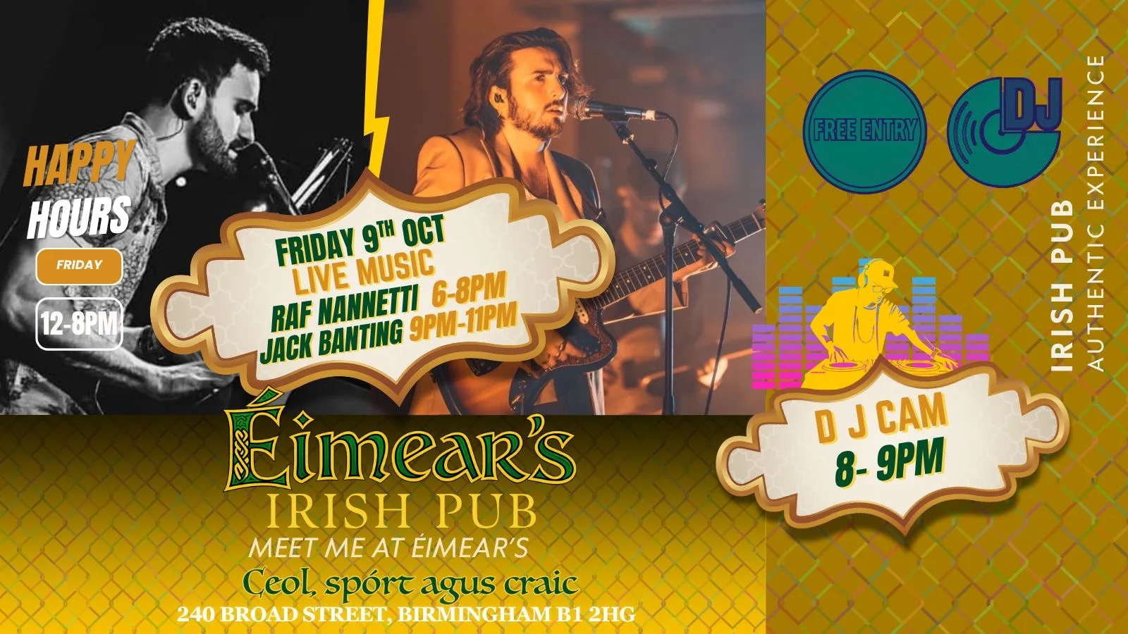 Eimear’s Presents Live Music at Éimear’s Irish Pub