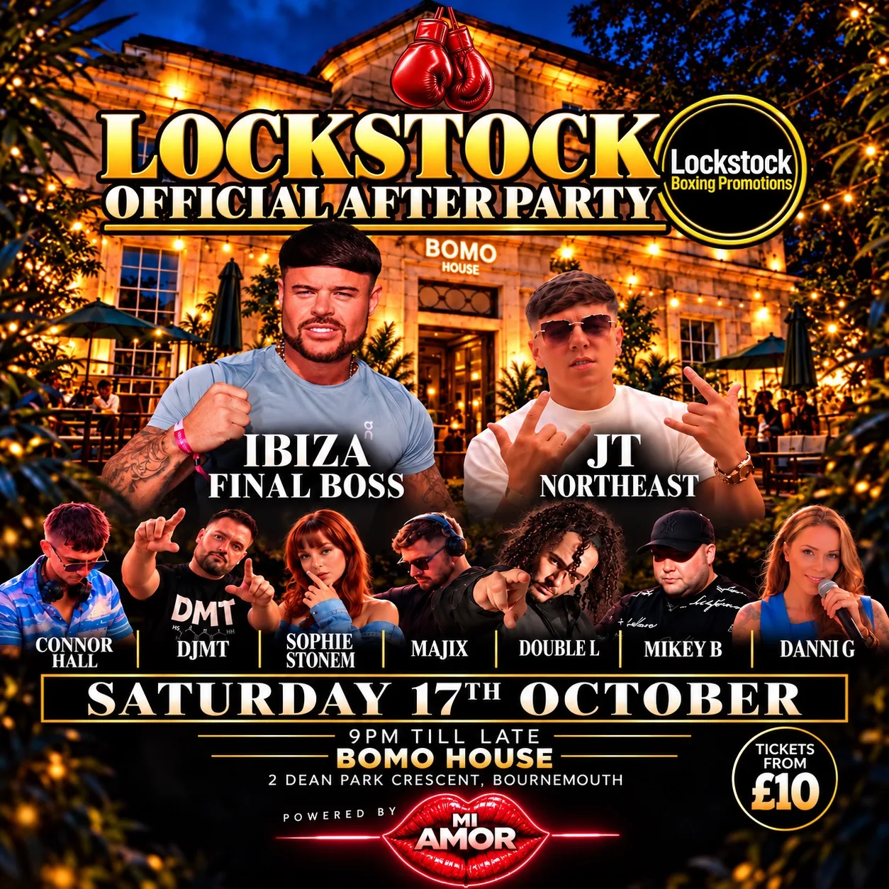 ❤️‍🔥 MI AMOR — LOCKSTOCK BOXING PROMOTIONS OFFICIAL AFTERPARTY ❤️‍🔥 at Bomo House