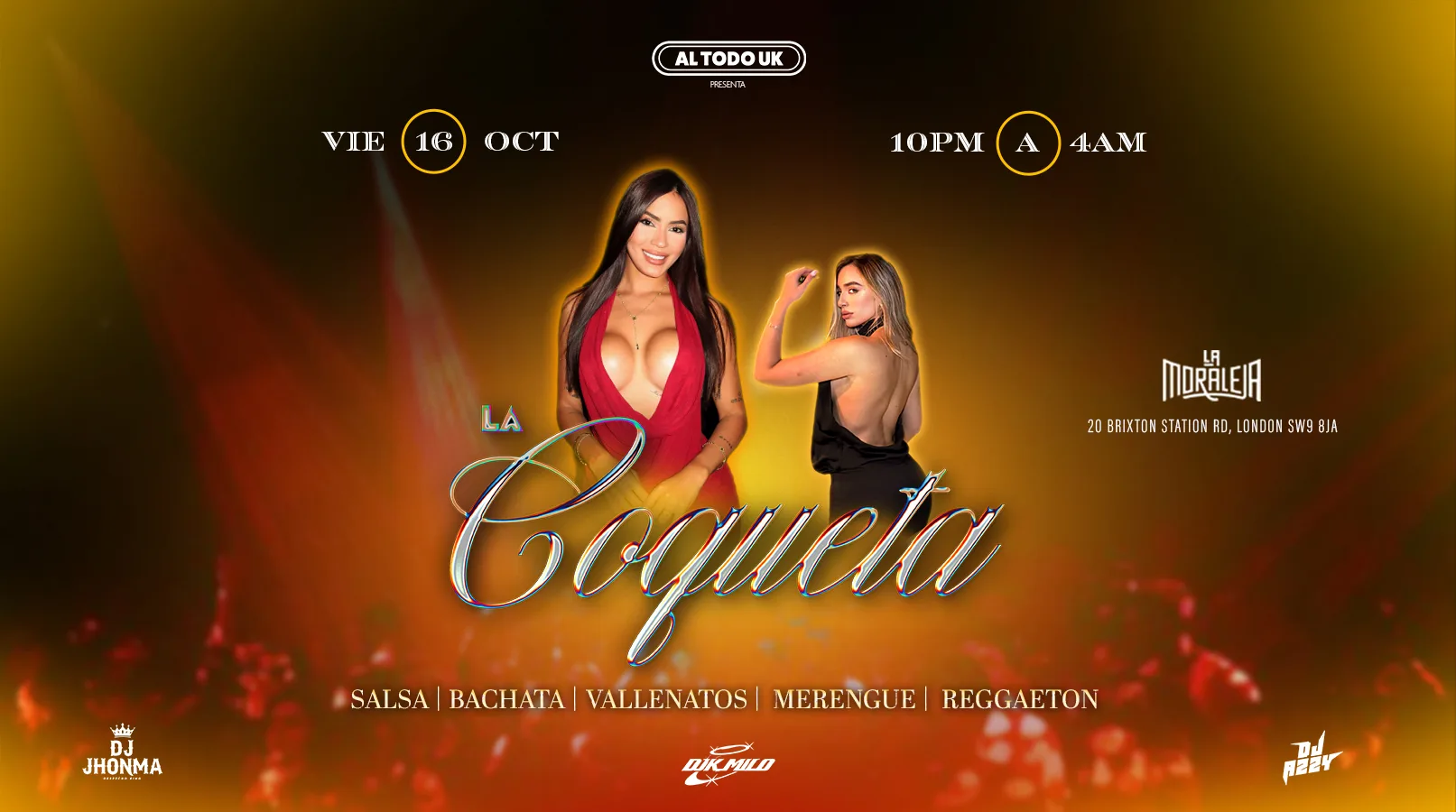 La Coqueta - Fiesta Crossover 🫦 at La Moraleja Bar