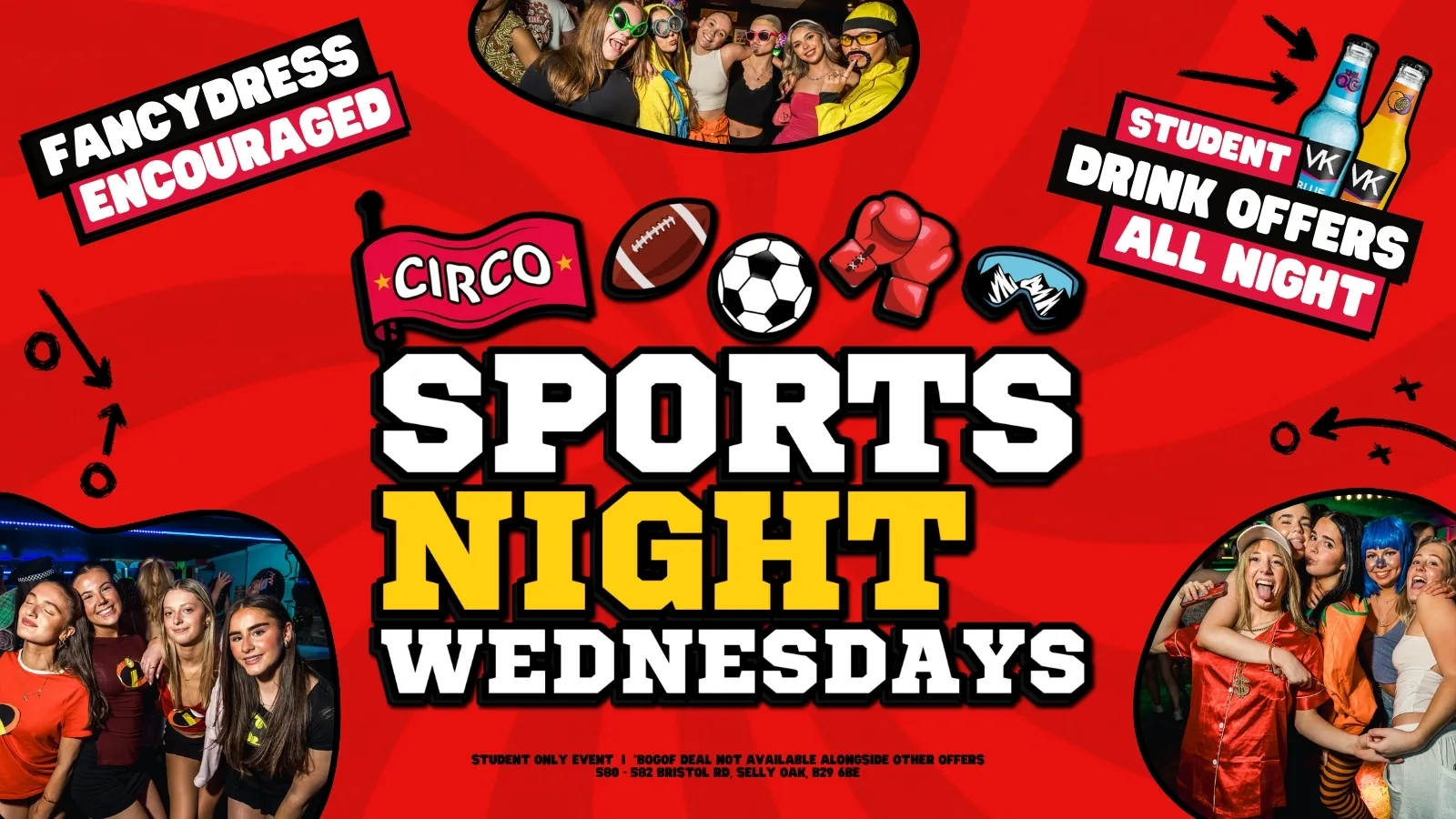 CIRCO SPORTS NIGHT 🏅 EVERY WEDNESDAY 🏅 [21ST OCT]