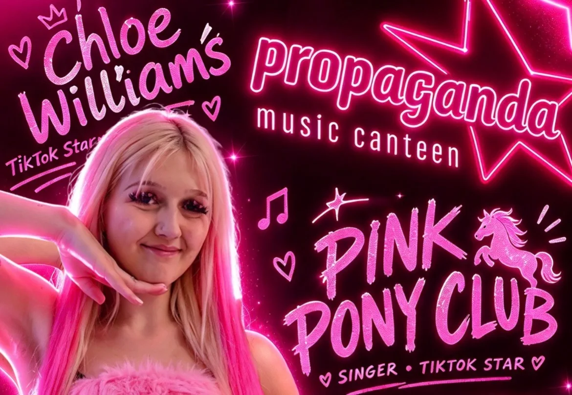 Chloe Williams - PINK PONY PARTY 🦄💘 at Propaganda Music Canteen