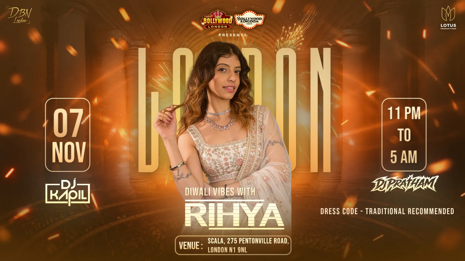 DIWALI VIBES WITH DJ RIHYA at Scala