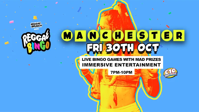 Reggae Bingo - Manchester - Fri 30th Oct at Area Manchester
