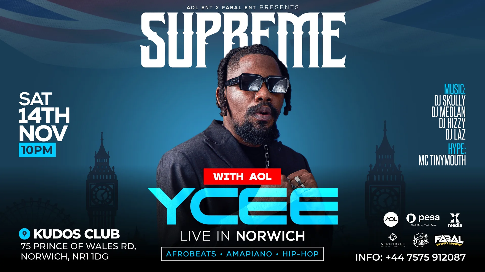 YCEE LIVE IN NORWICH | SUPREME WITH AOL