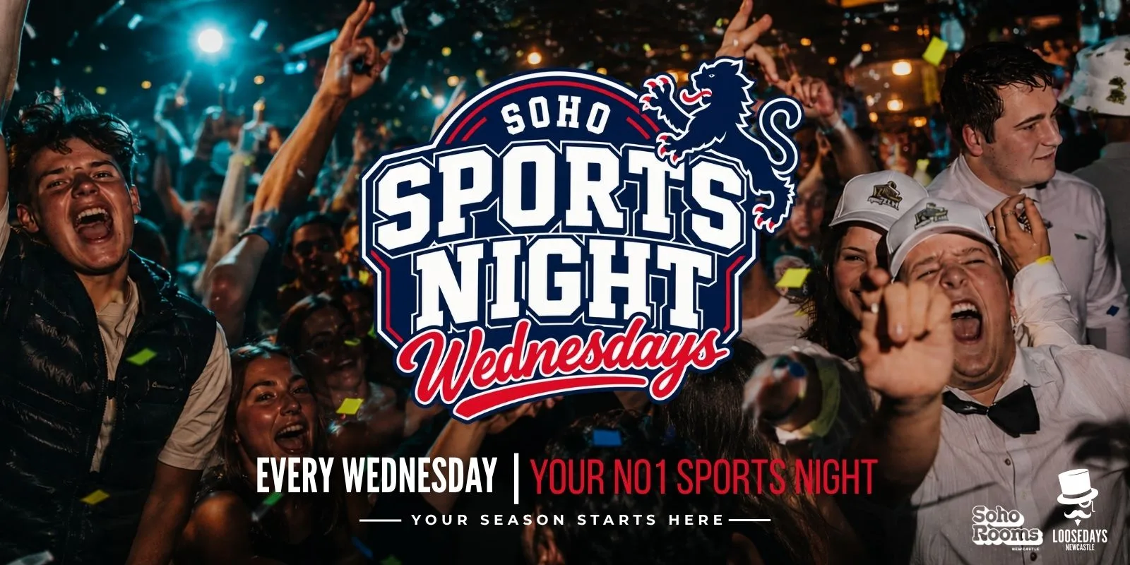 Your Official Soho Sports Night | Every Wednesday | Soho Rooms Newcastle at Soho Rooms
