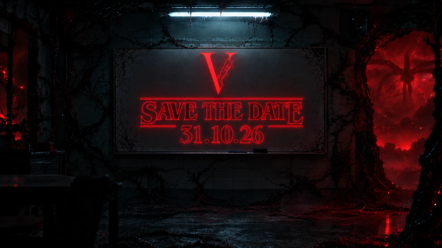 🕷️ HALLOWEEN — WELCOME TO THE UPSIDE DOWN