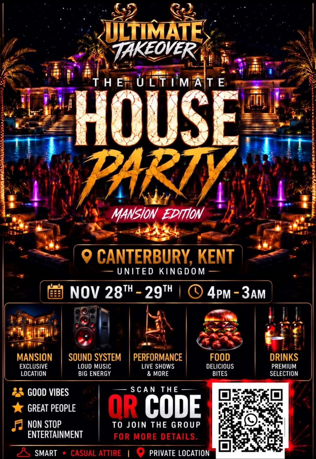 ULTIMATE TAKEOVER MANSION PARTY