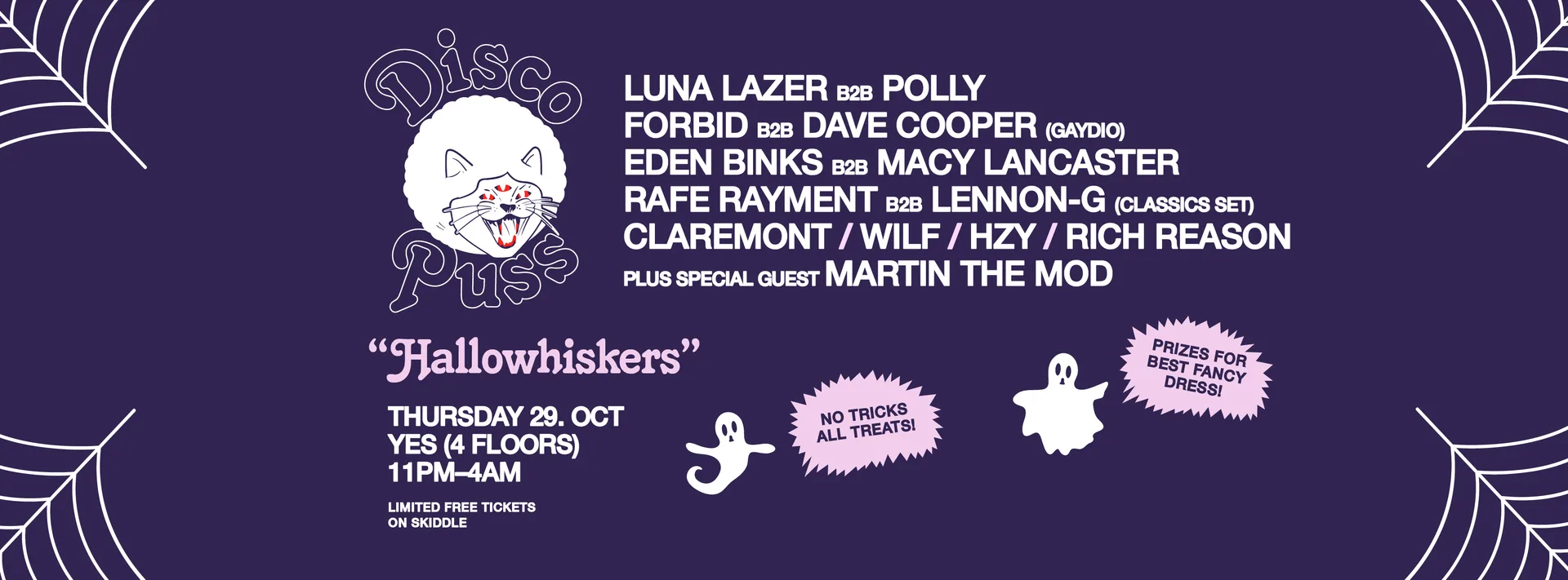 DISCO PUSS: HALLOWHISKERS - All Floors of YES