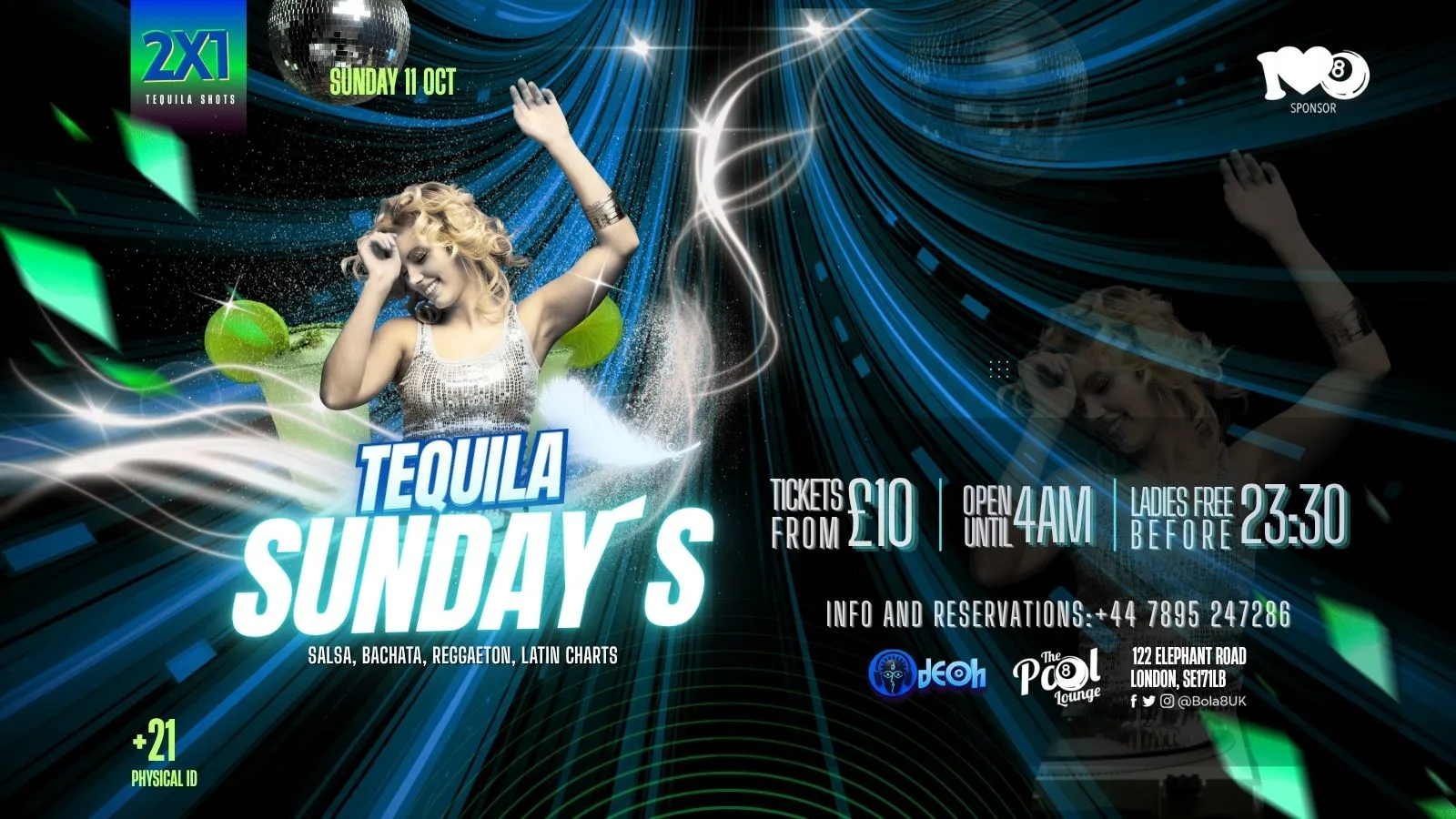 🥃 TEQUILA SUNDAY’S 🥃 at Bola 8 - The Pool Lounge
