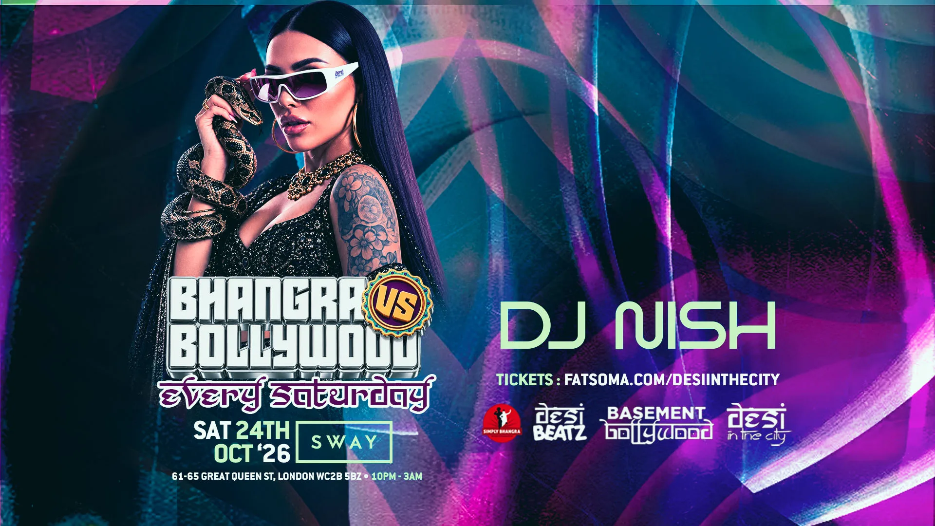 BHANGRA vs BOLLYWOOD! | 24.10.26 | SWAY BAR at Sway Bar