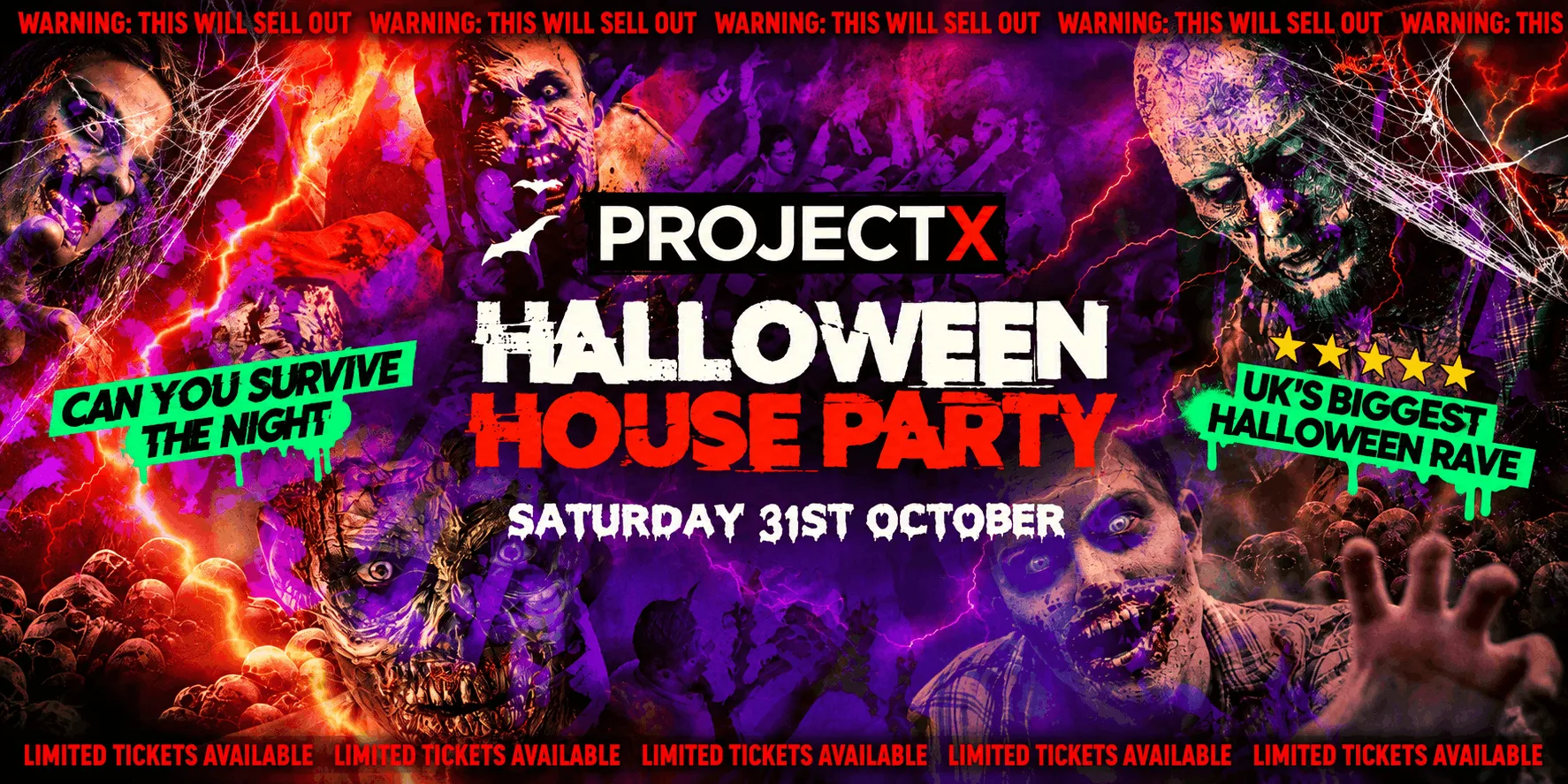 Project X Halloween House Party | Coventry Freshers 2026 & Warwick Freshers 2026