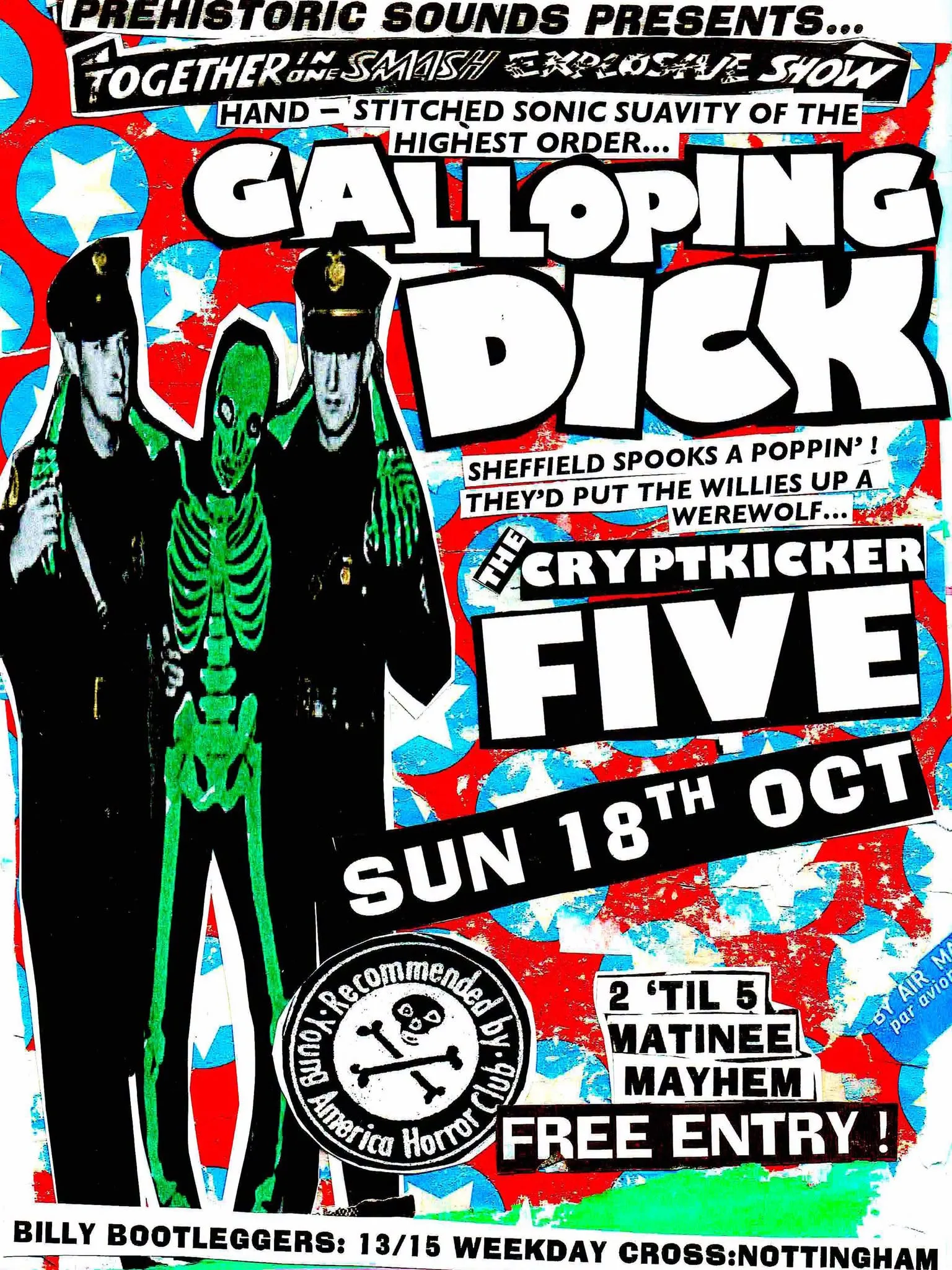 Prehistoric Sounds Presents: Galloping Dick + The Cryptkicker Five