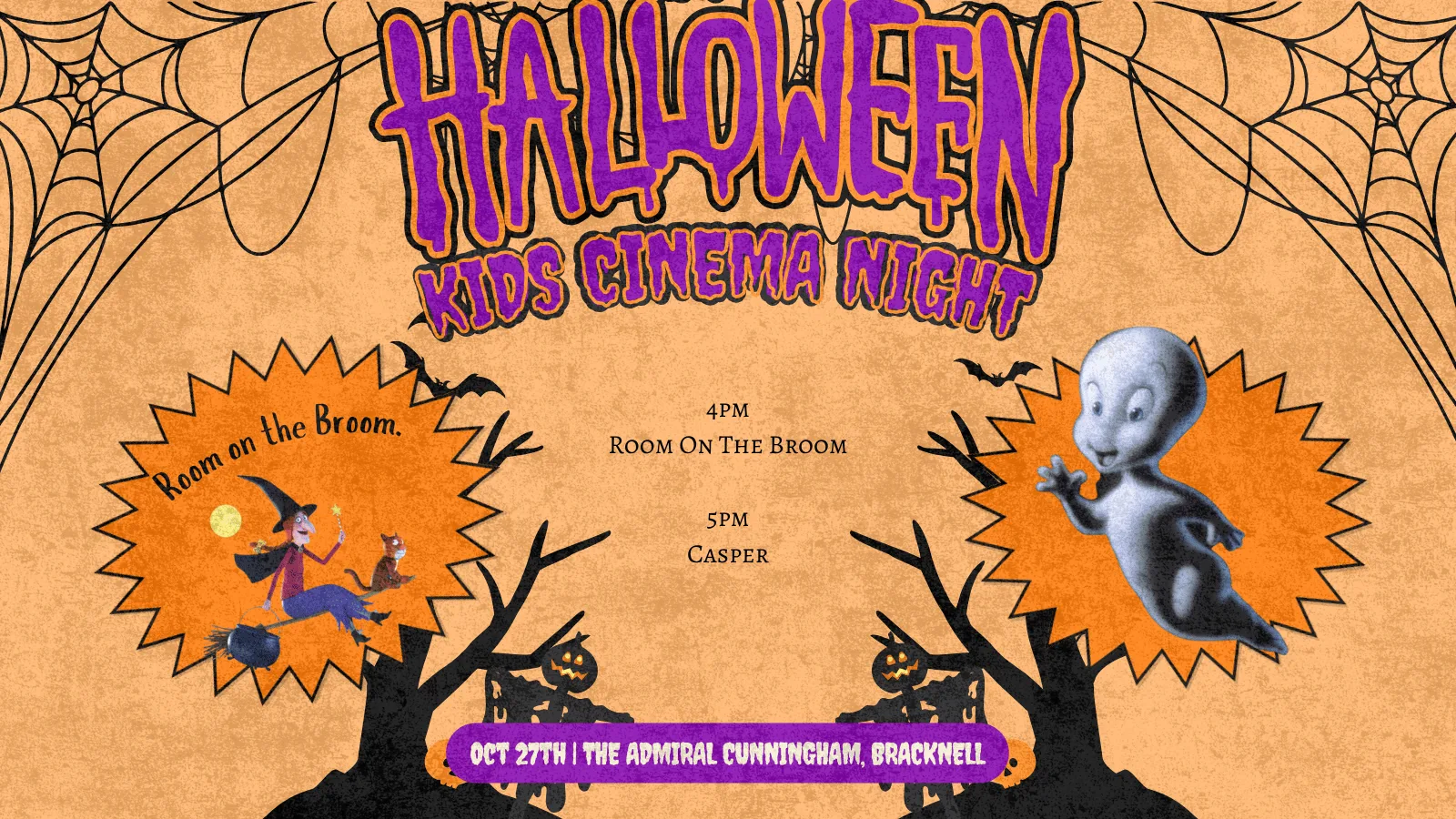 Admiral Cunningham: Kids Halloween Movie Night at The Admiral Cunningham Hotel