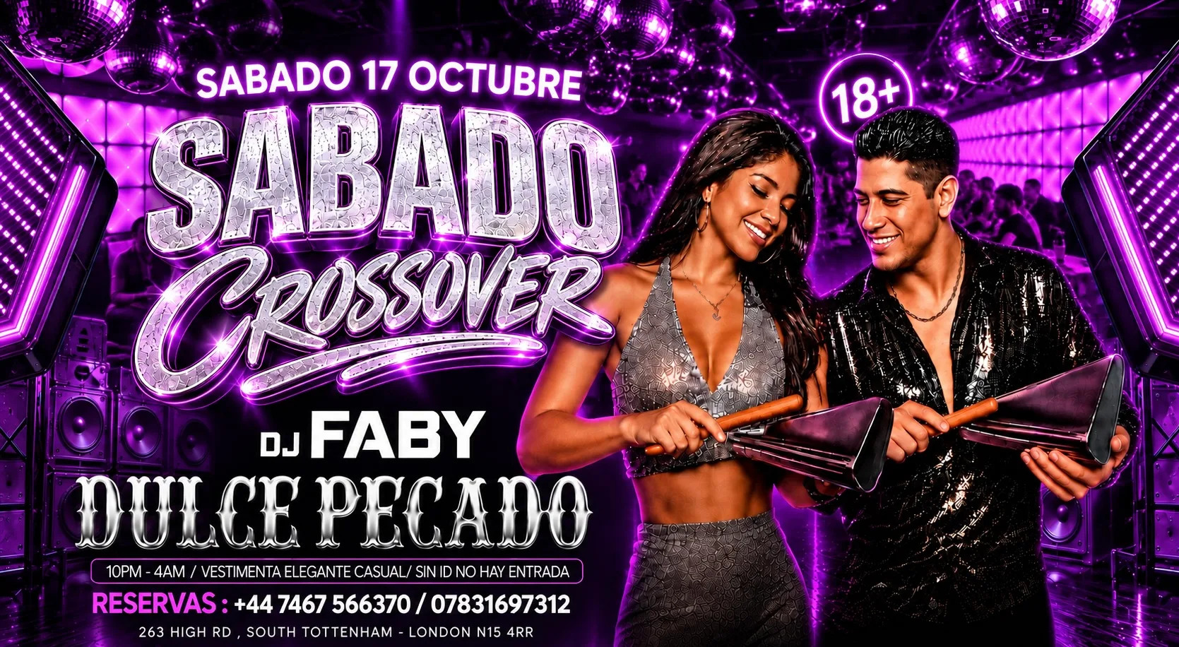 SABADO CROSSOVER @DULCE PECADO NIGHTCLUB