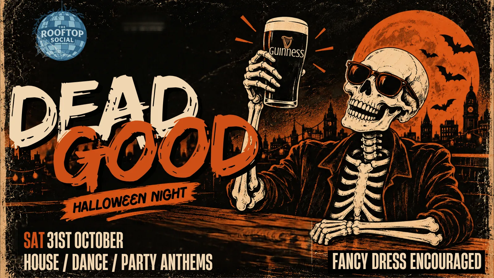 DEAD GOOD 💀 Halloween at The Rooftop Social at The Rooftop Social