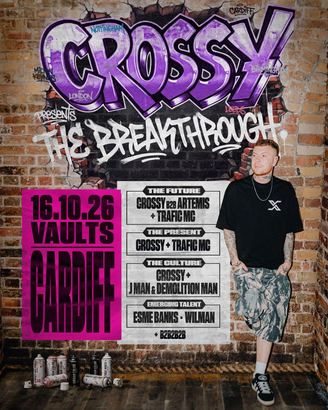 Crossy Presents: The Breakthrough | Cardiff at District Cardiff