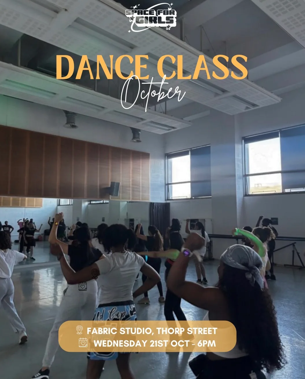 Space for Girls: October Dance Class👻 at FABRIC
