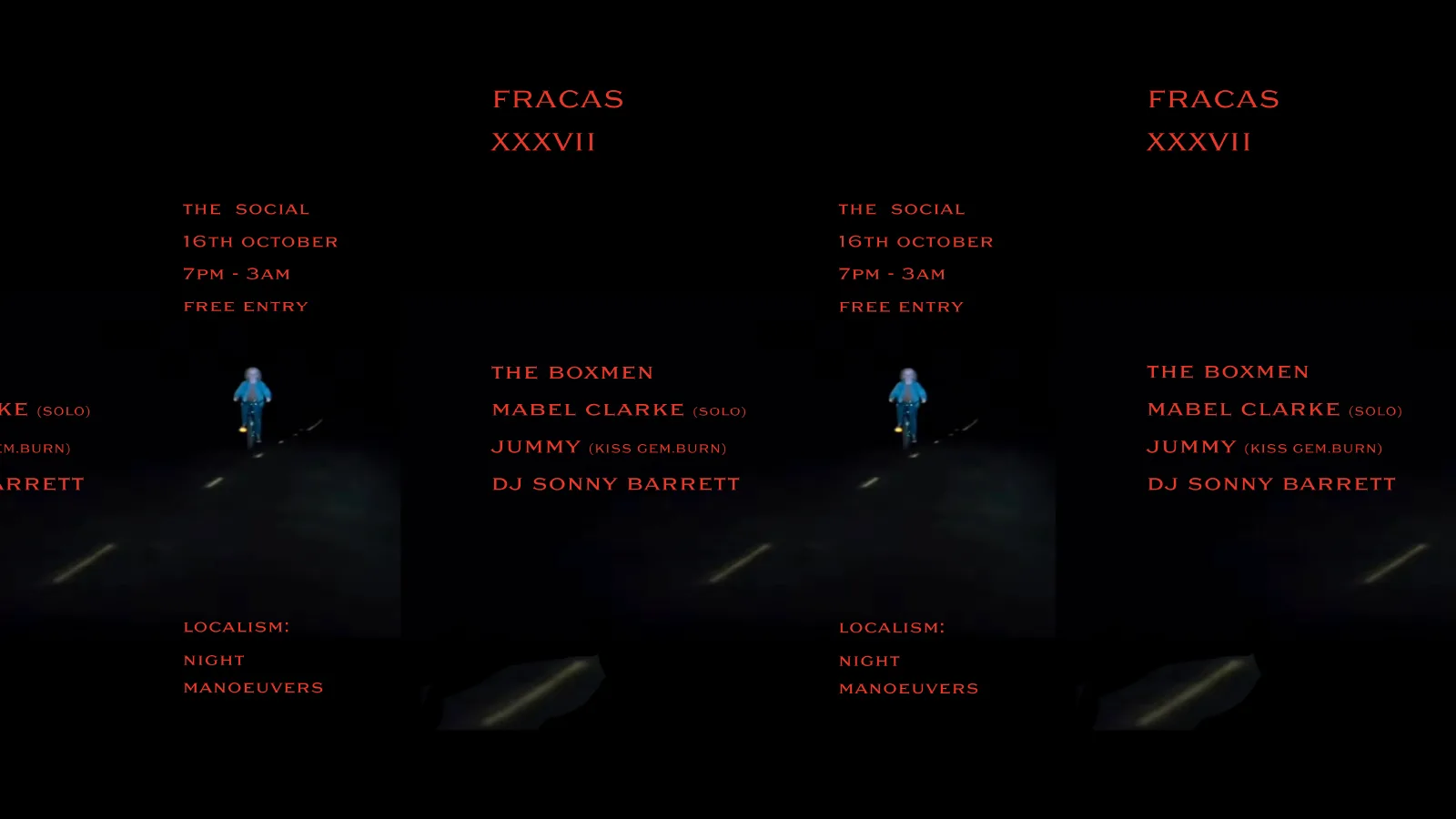 FRACAS: The Boxmen + Mabel Clarke (Solo) + Jummy + DJ Sonny Barrett