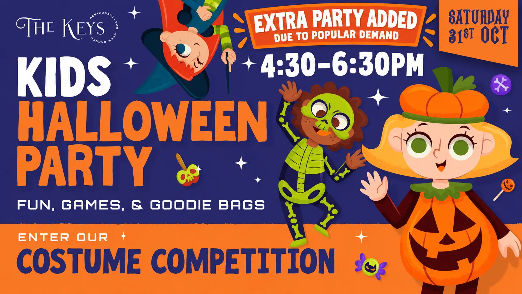 Kids Halloween Party 4:30pm