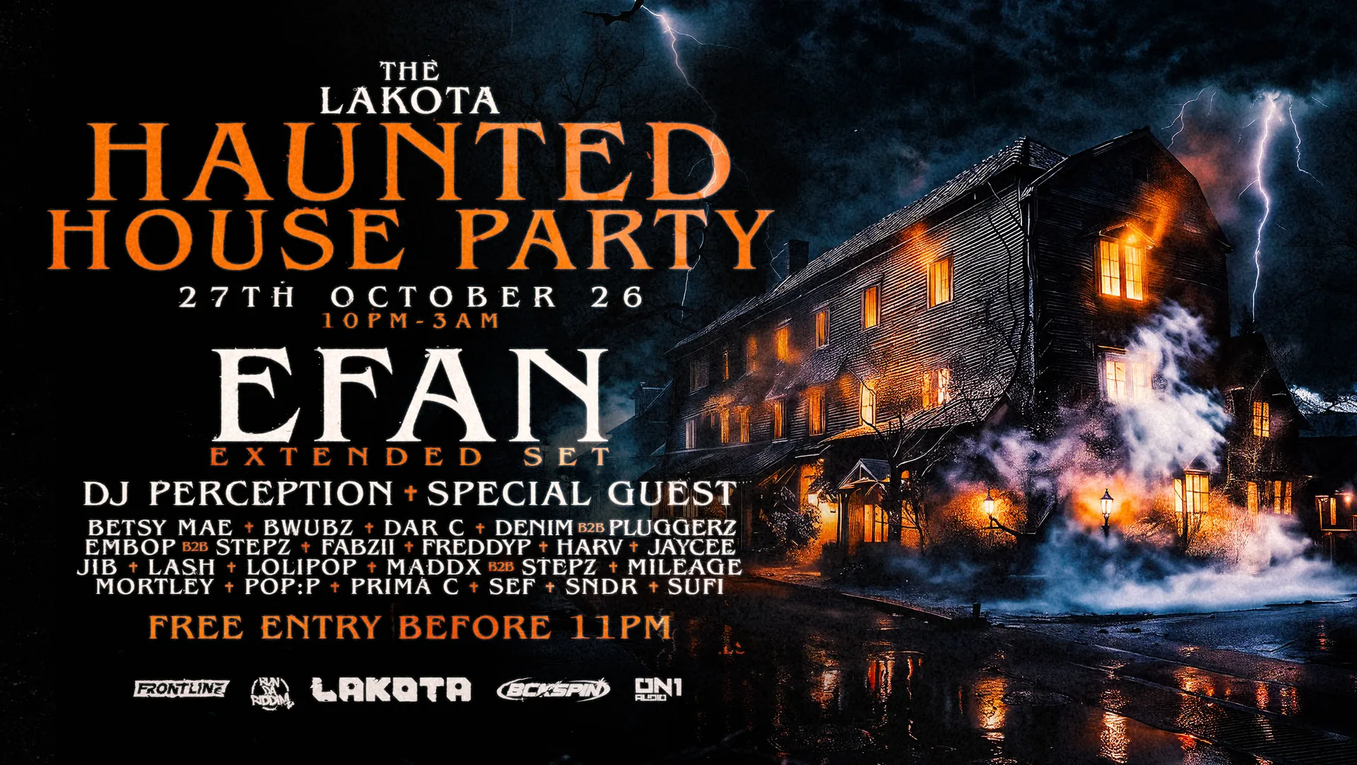 The Lakota Haunted House Party at Lakota