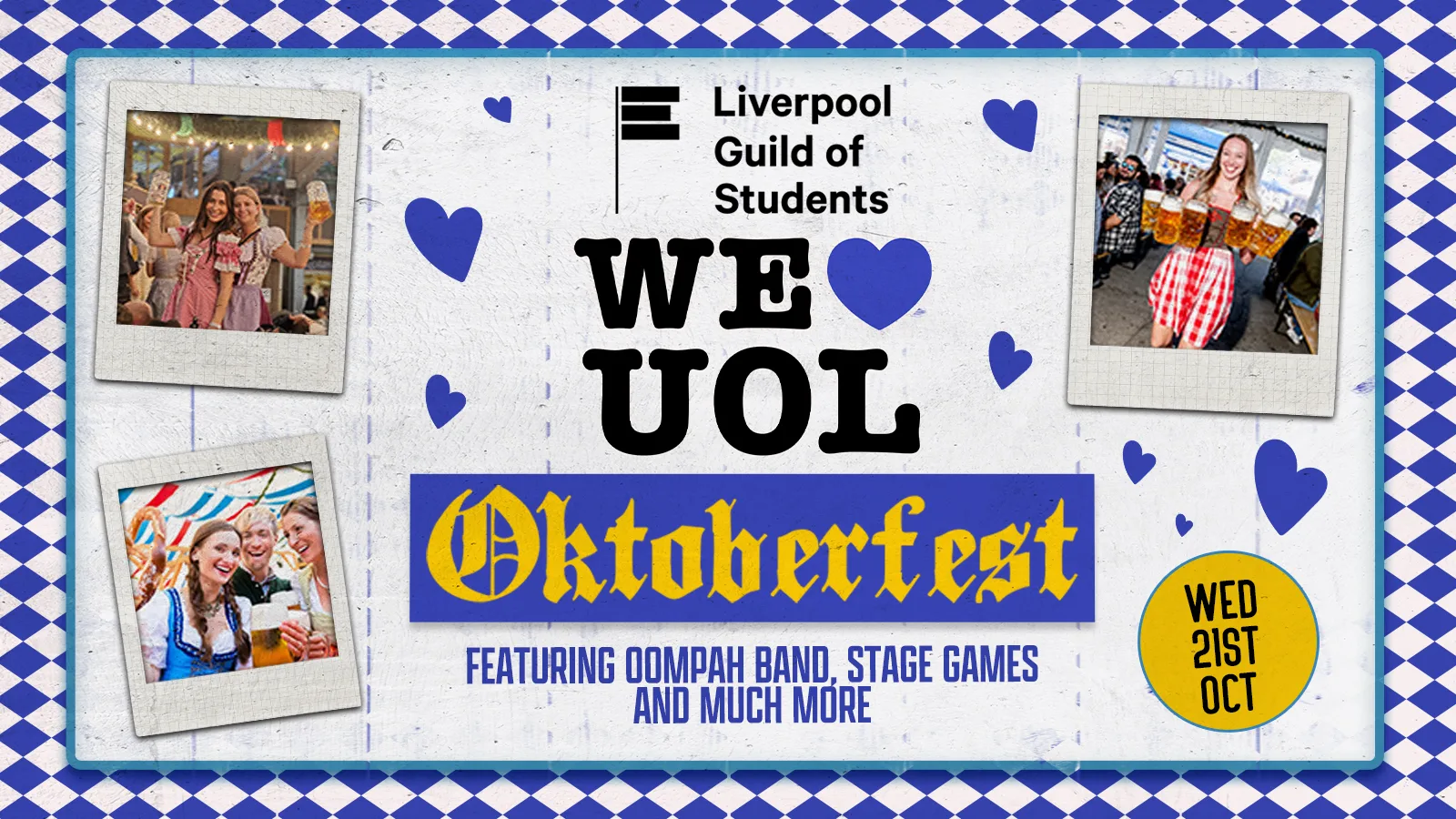WE 💙 UOL presents OKTOBERFEST - LIVERPOOL AU! at Liverpool Guild of Students