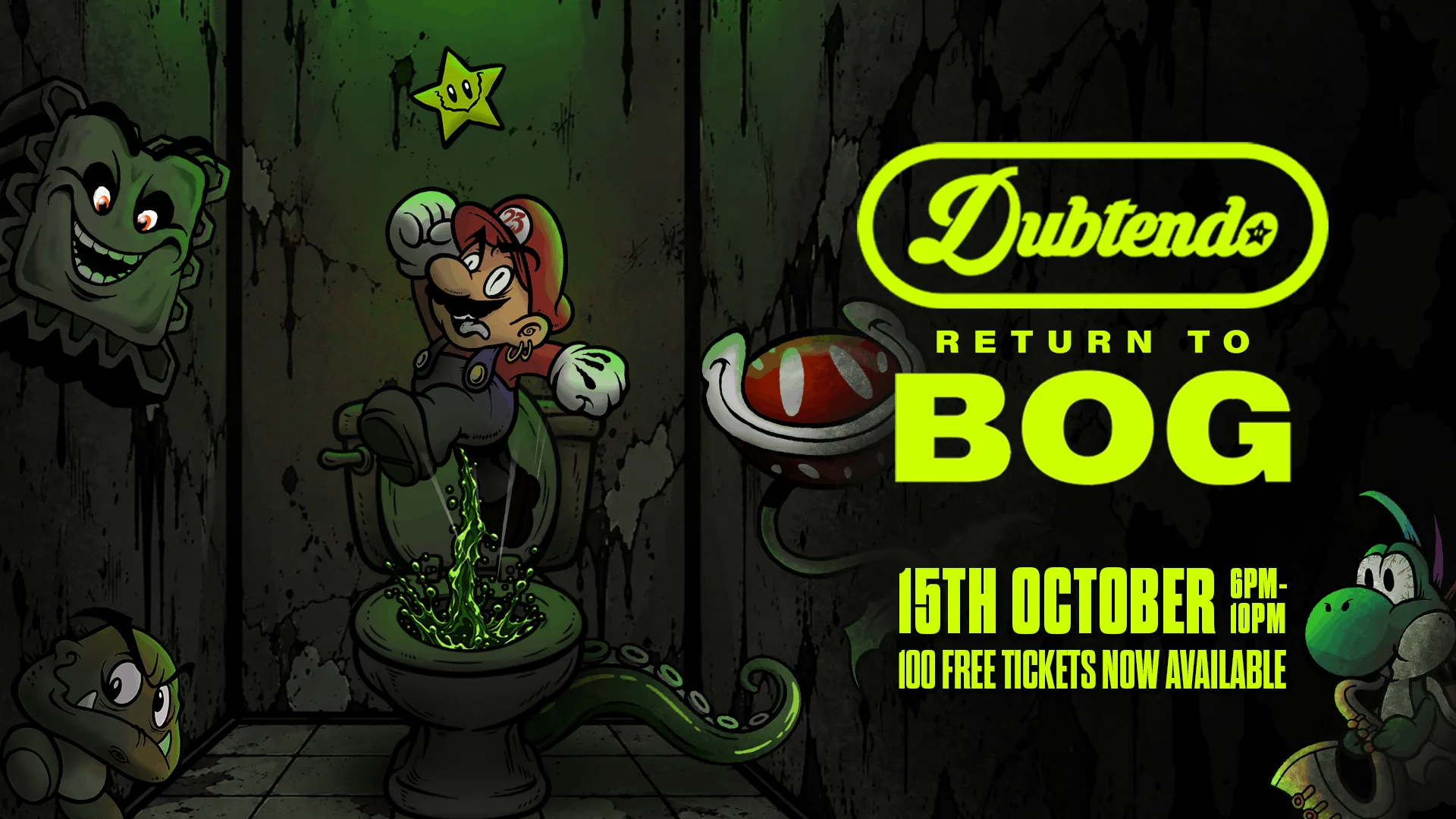 BOG Bristol x Dubtendo at Clock Factory