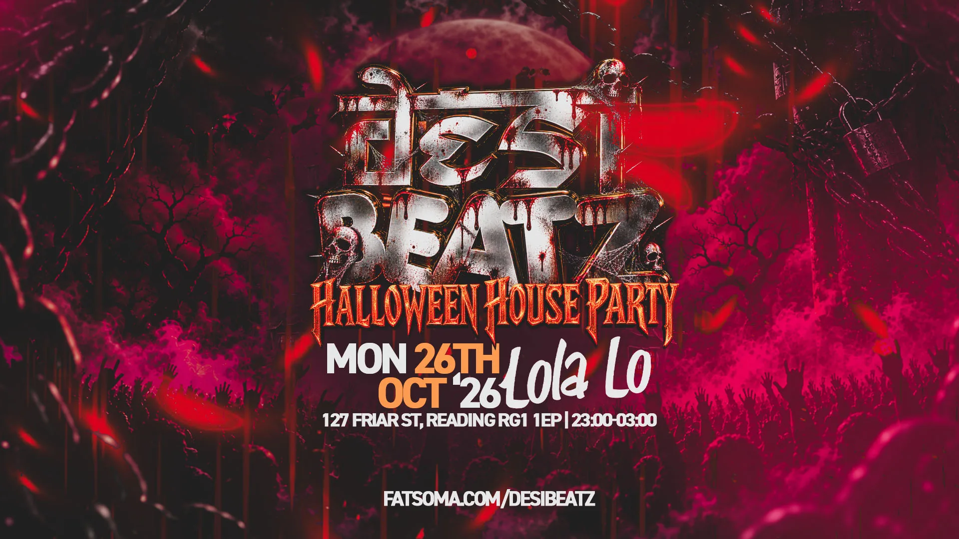 Desi Beatz : HALLOWEEN HOUSE PARTY! | LOLA LO READING at Reading Lola Lo
