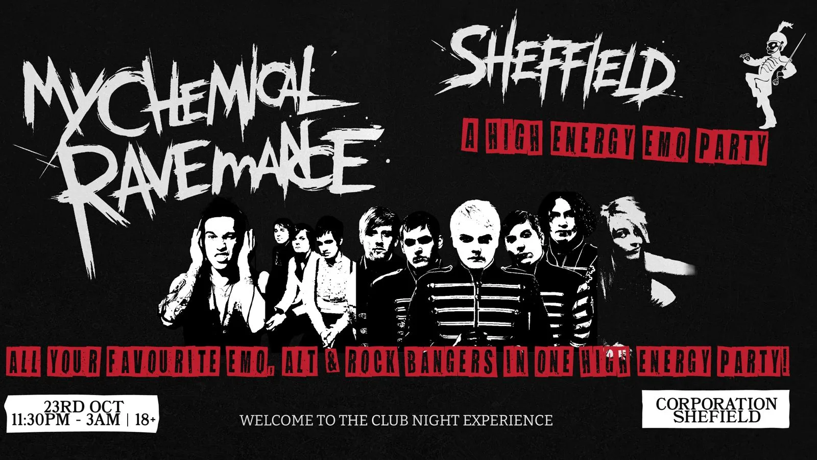 MY CHEMICAL RAVEMANCE: A HIGH ENERGY EMO PARTY // SHEFFIELD