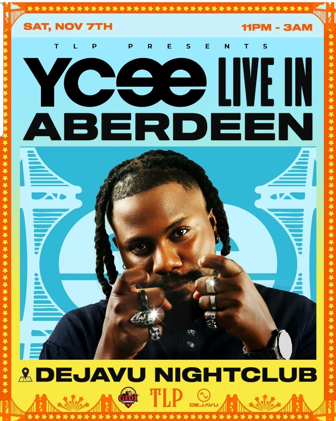 YCEE LIVE IN ABERDEEN! at Dejavu Nightclub