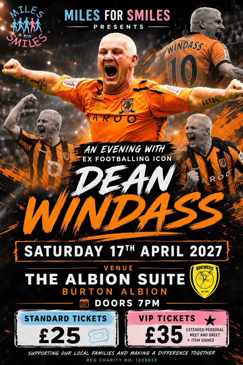 An evening with Dean Windass at Burton Albion Football Club