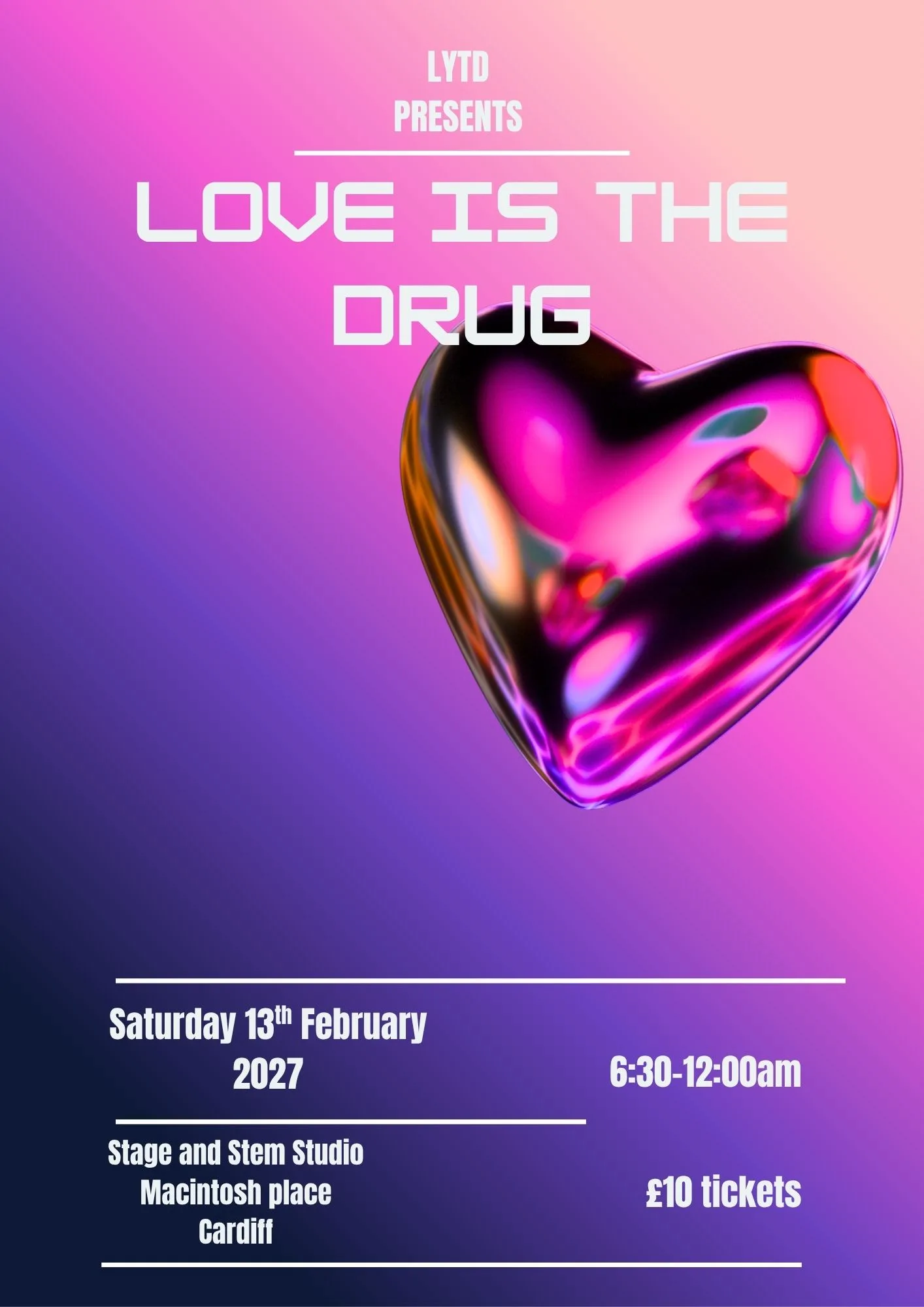 LOVE IS THE DRUG PARTY