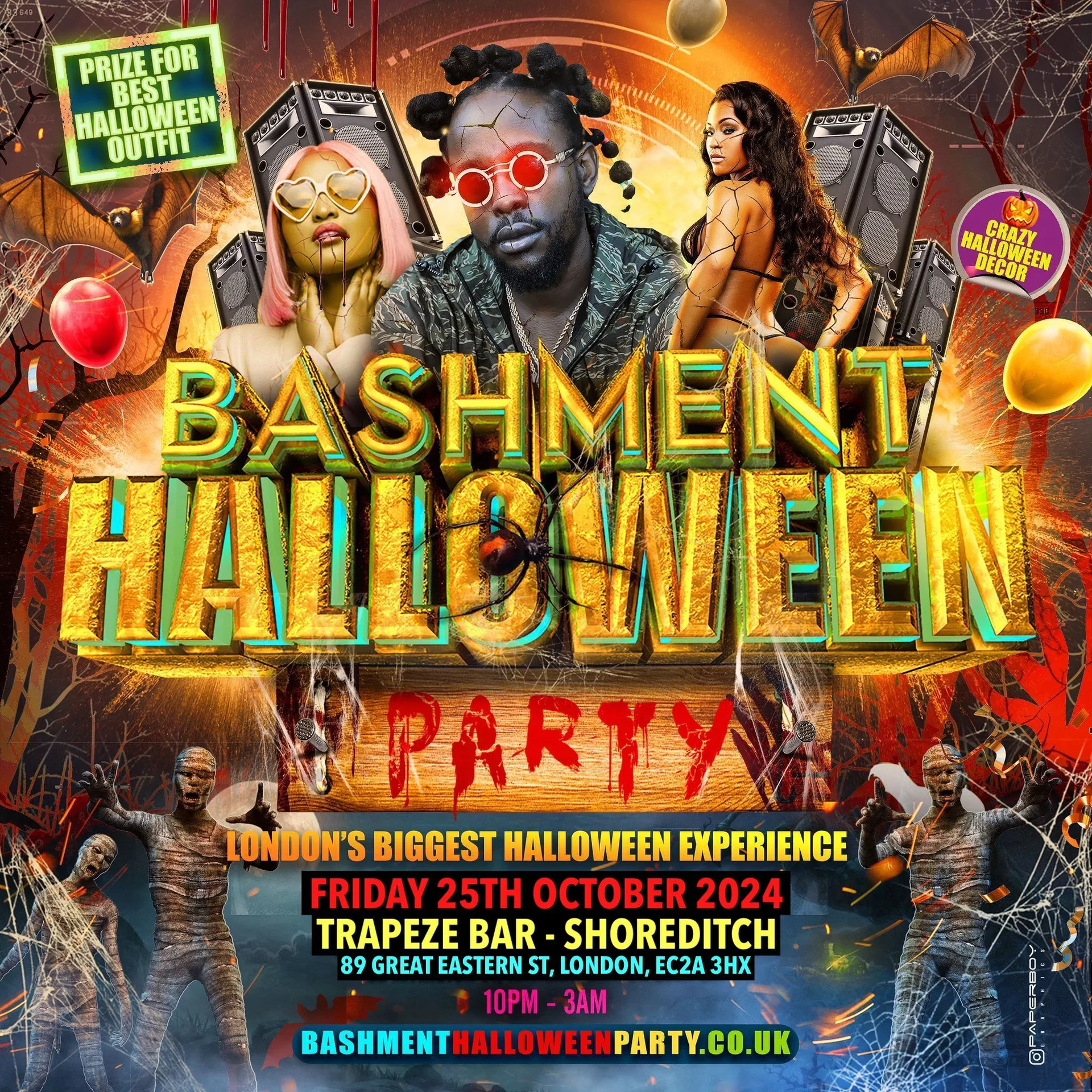 BASHMENT HALLOWEEN PARTY - Brixton Shutdown