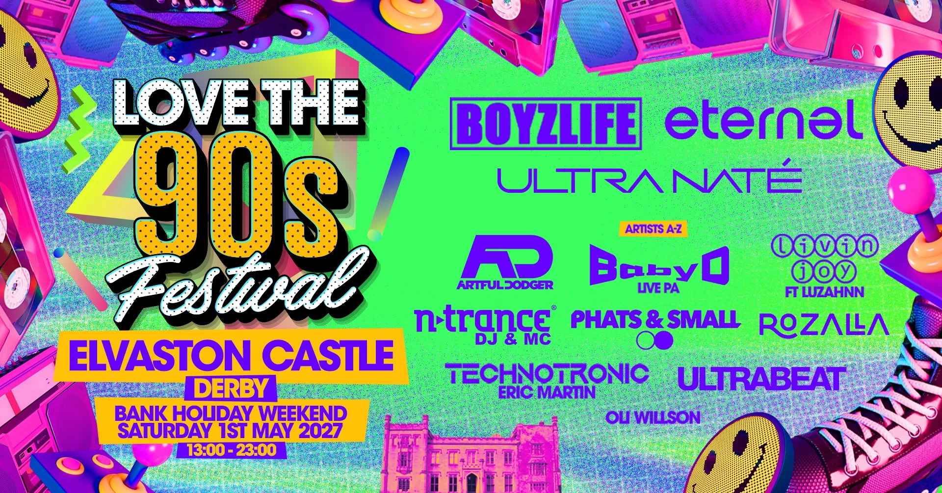 BOYZLIFE, ETERNAL & MORE | Love the 90s Fest | Elvaston Castle at Elvaston Castle